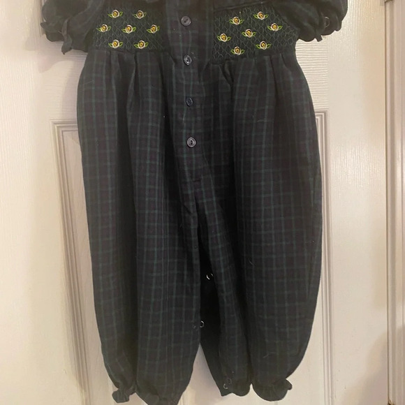 Vintage BT Kids Smocked Bubble Romper - Picture 7 of 9